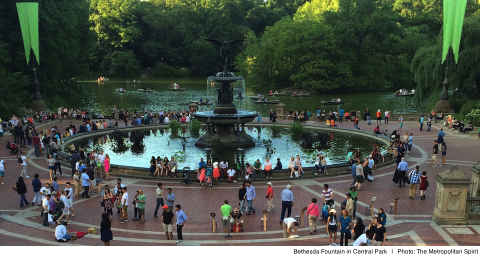 Bethesda Fountain in Central Park - Photo: The Metropolitan Spirit