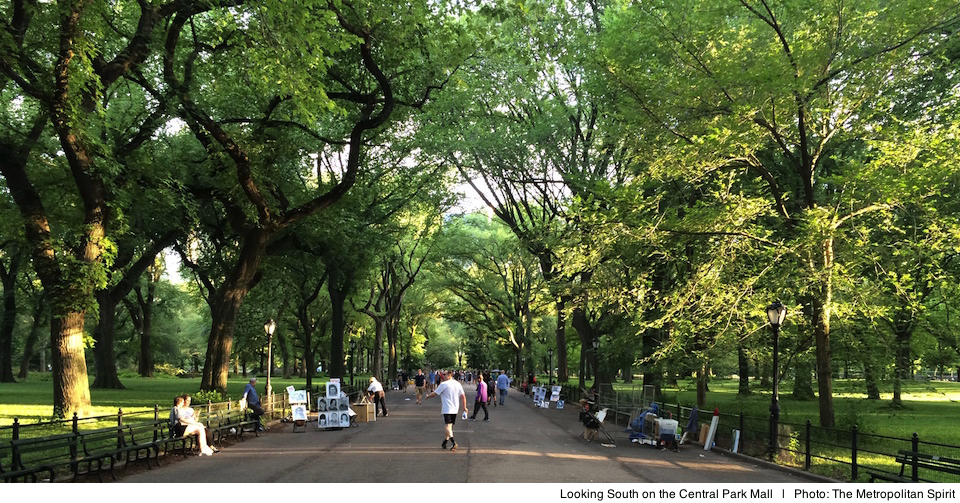 The Mall in Central Park - Photo: The Metropolitan Spirit
